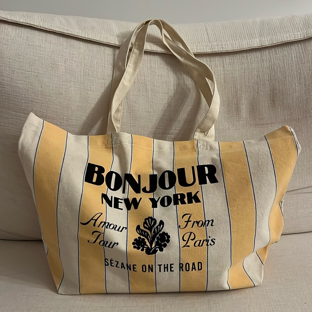Sezane New York tote bag